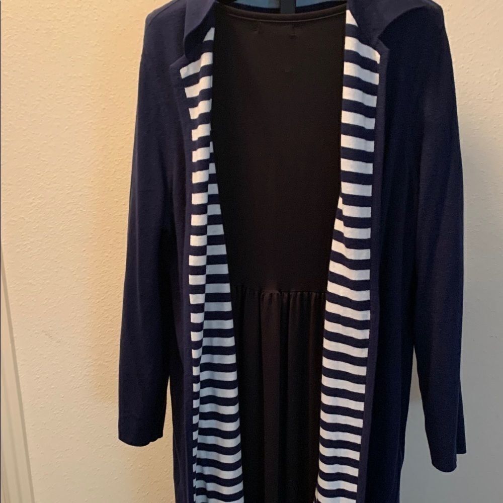 CHICO’S REVERSIBLE SWEATER COAT‎